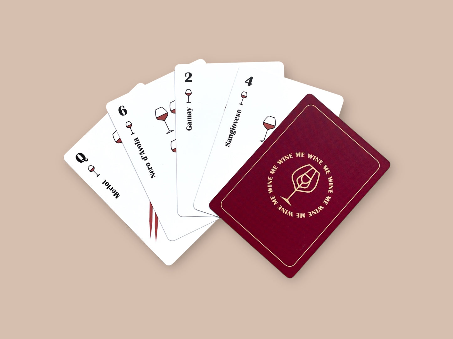 Cartes à jouer WINE ME - Vins internationaux