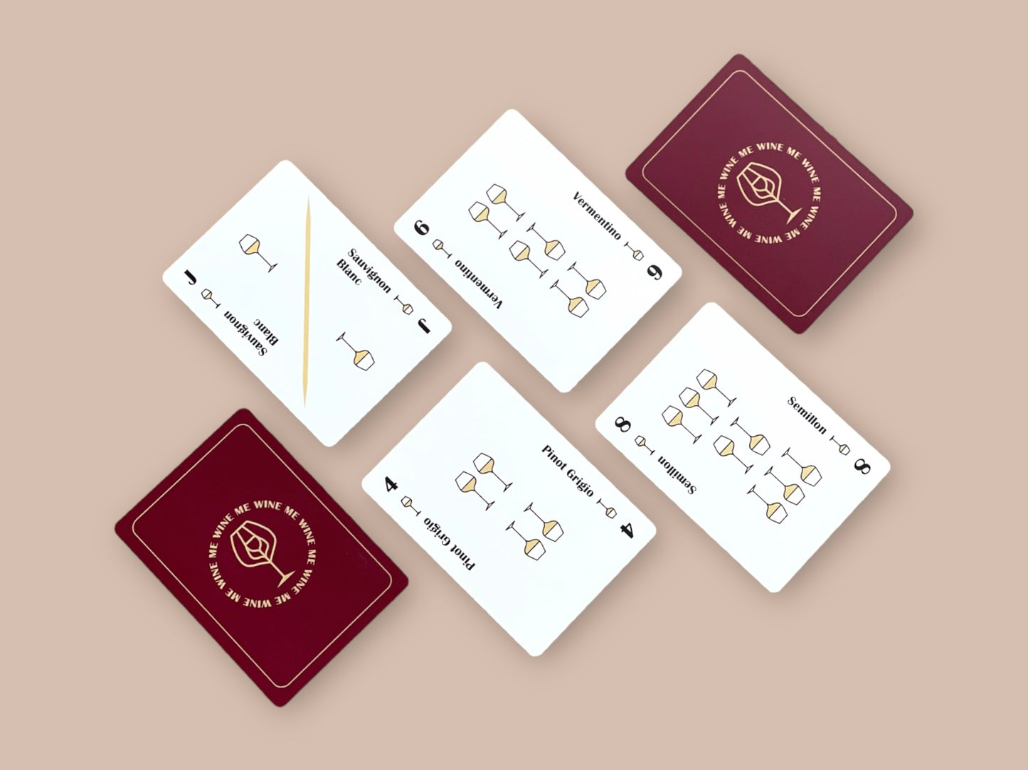 Cartes à jouer WINE ME - Vins internationaux
