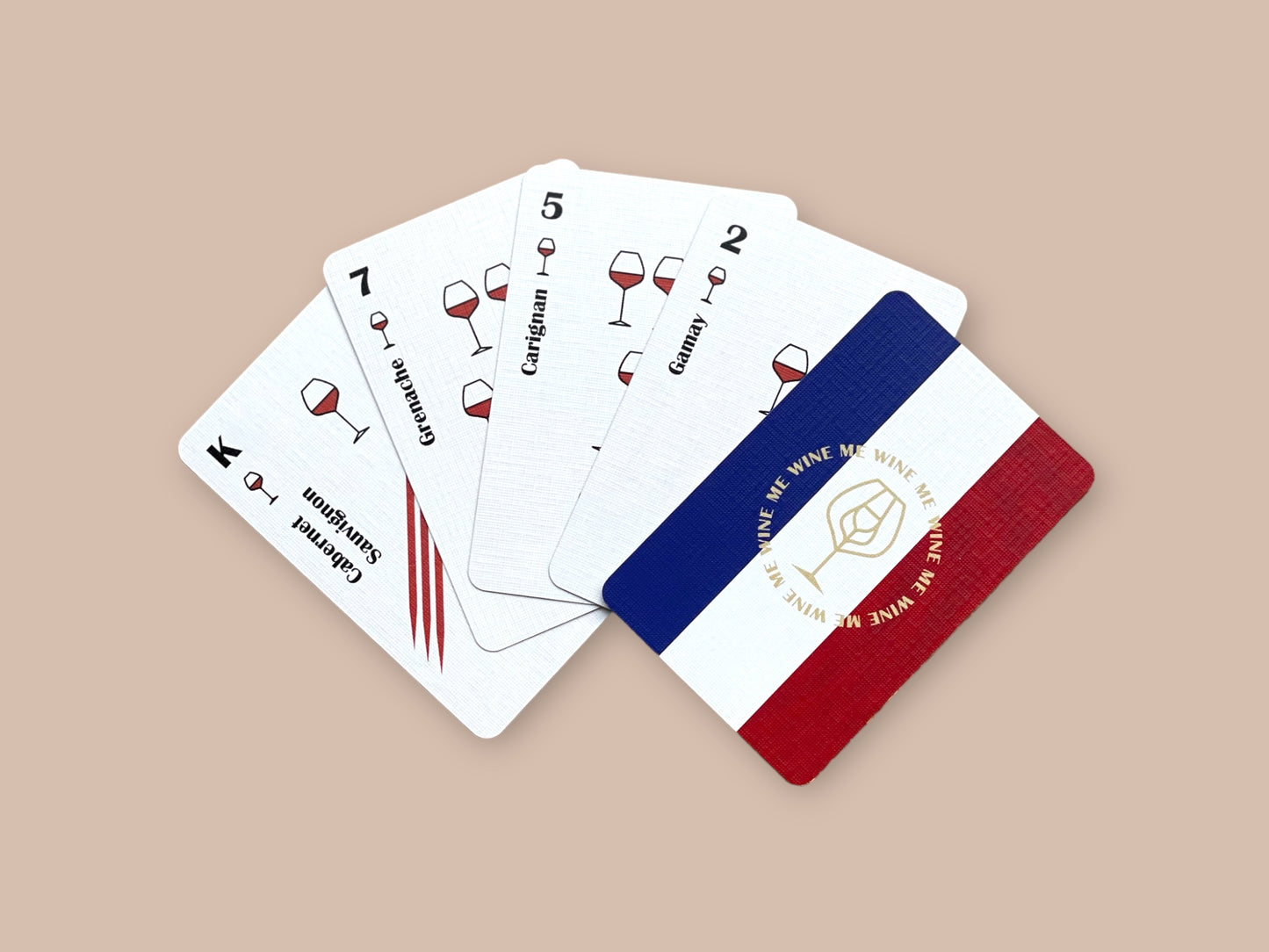 Playing Cards WINE ME - French Edition