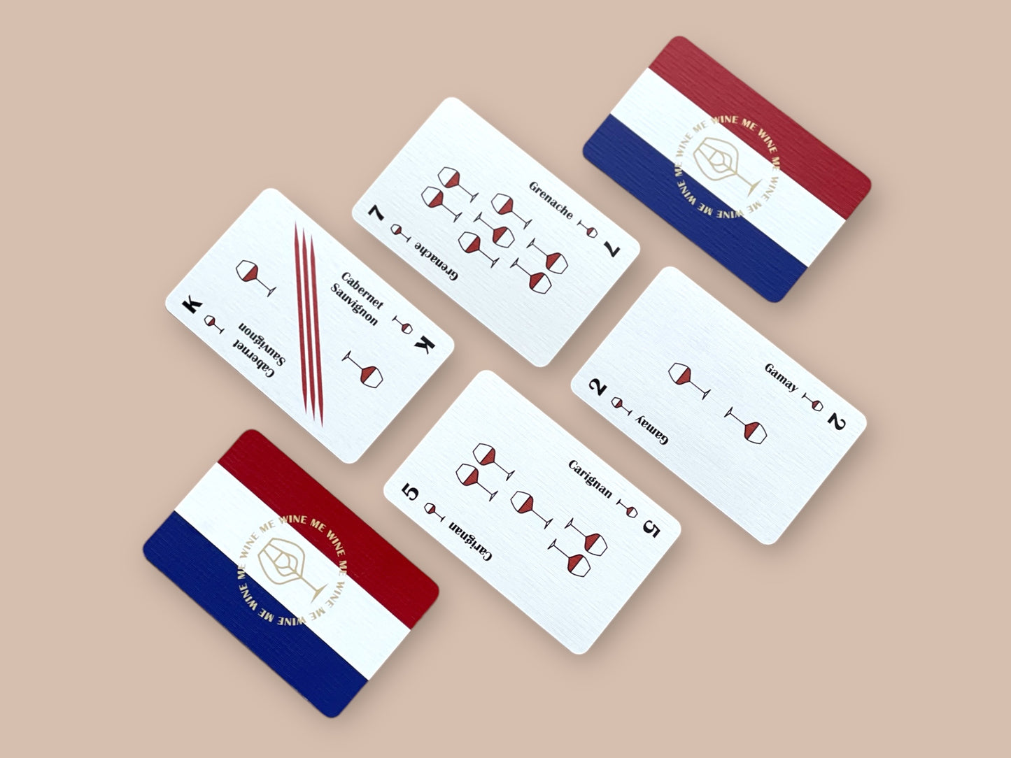 Playing Cards WINE ME - French Edition