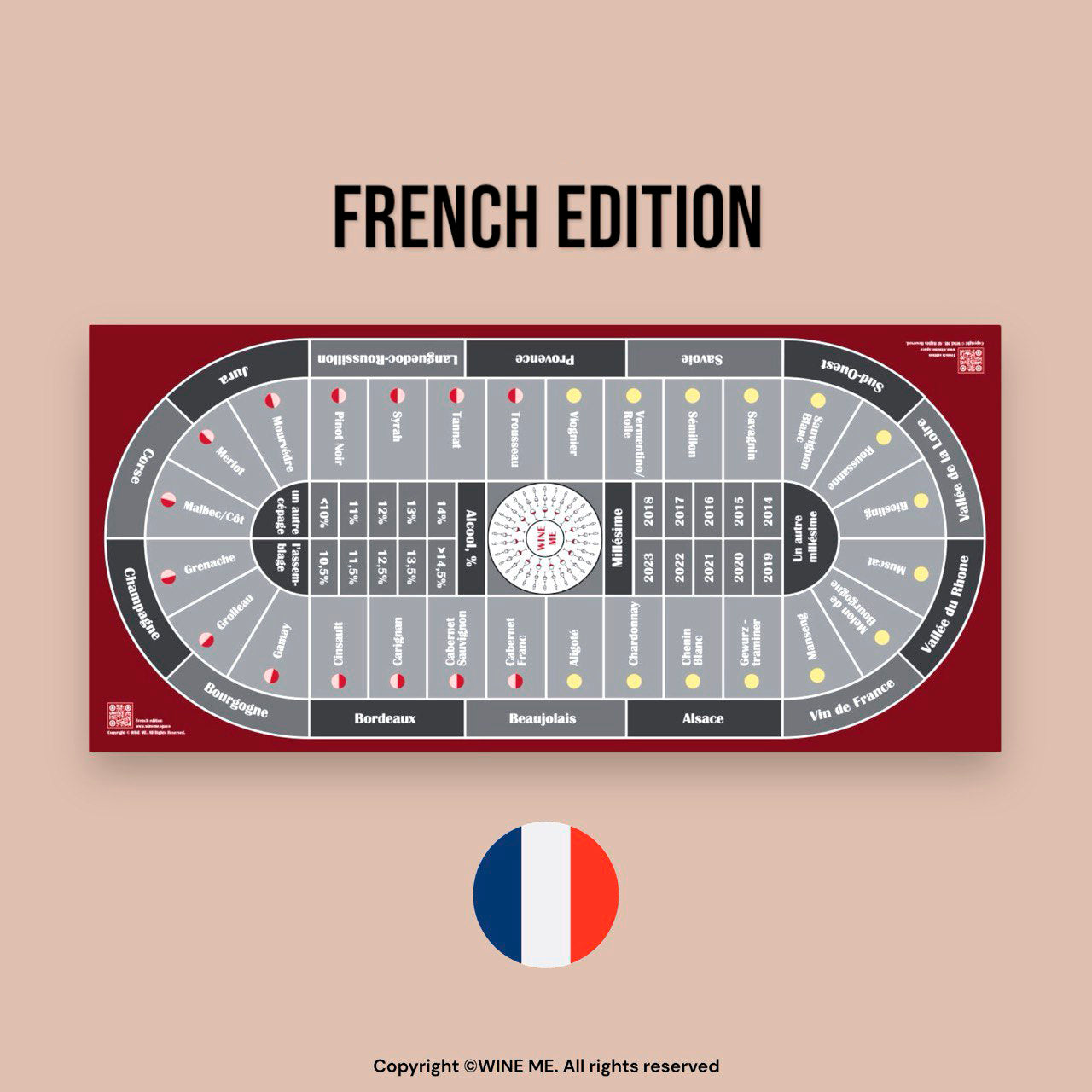 Set de Table Professionnel WINE ME CASINO – FRANCE