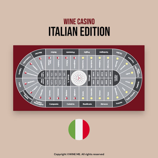 WINE ME CASINO Professional Table Mat 180х90cm – ITALY