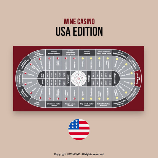 WINE ME CASINO Professional Table Mat 180х90cm – USA